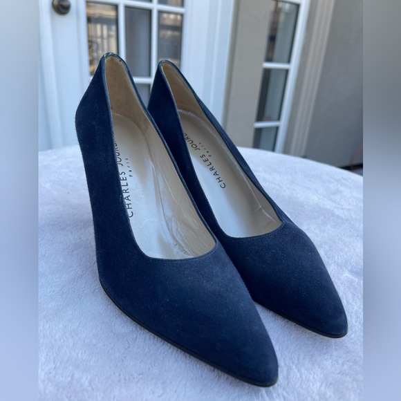 Designer Blue suede shoes ๐ - Picture 4 of 7